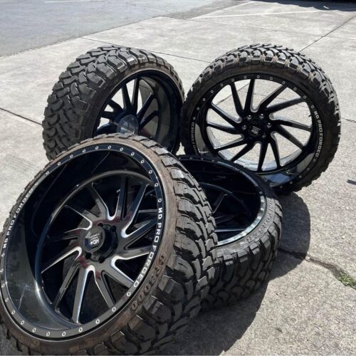 HD Pro Forged rims and tires / 6 holes 35×13 -50/26